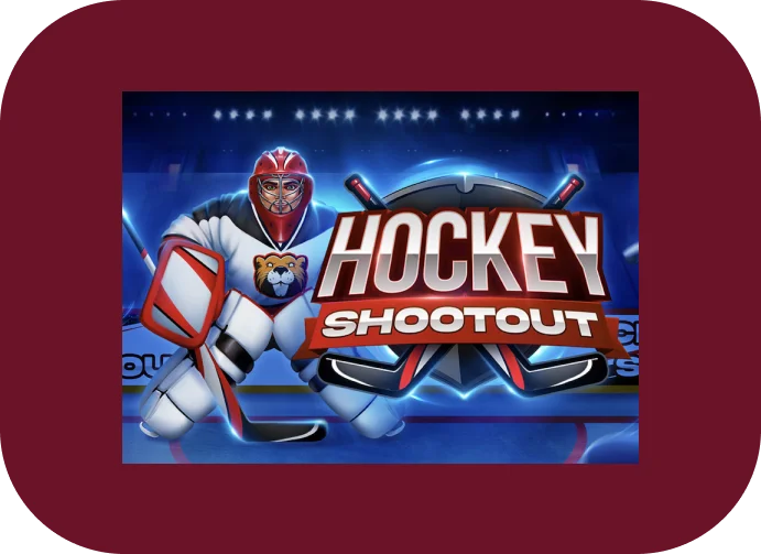 Hockey shootout slot game