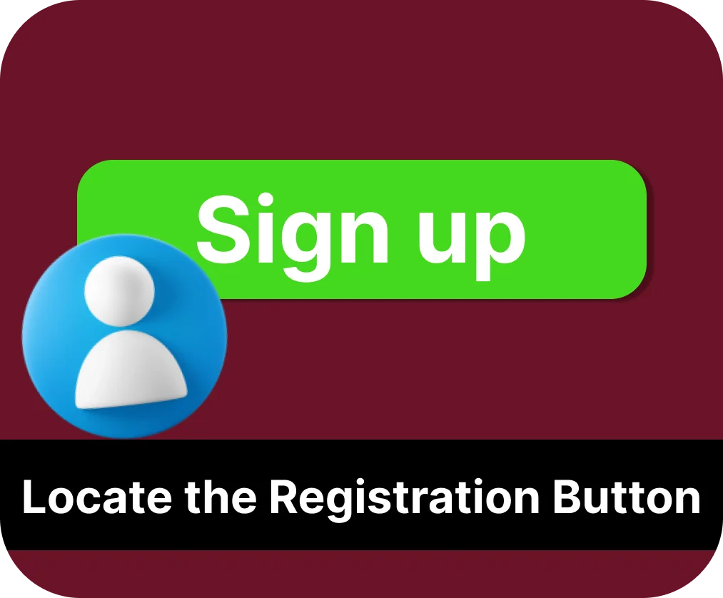 The 1 step to register at BC Game