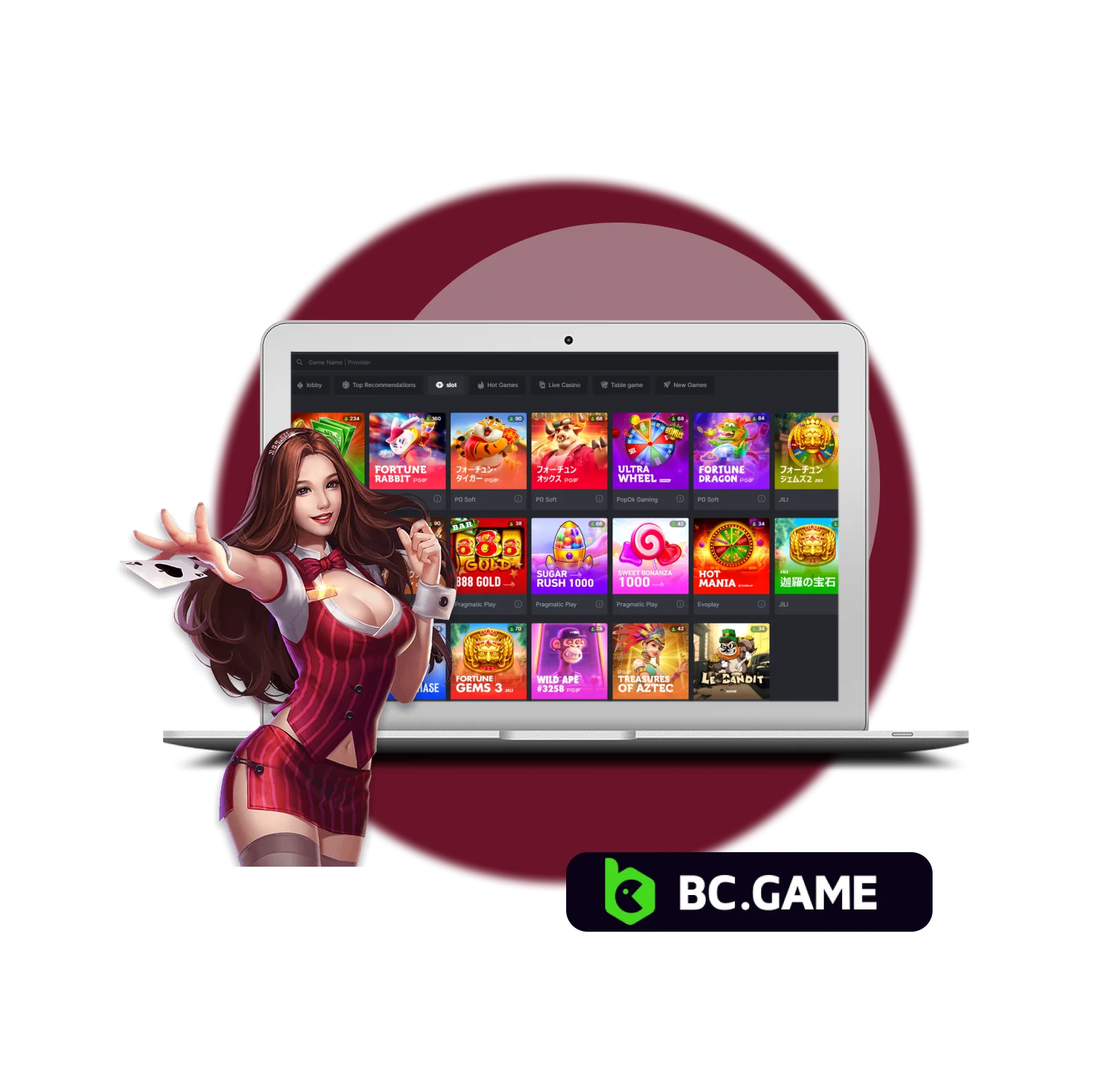 Play unique slots at BC Game