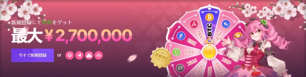 BC.Game ウェルカム ボーナスについて