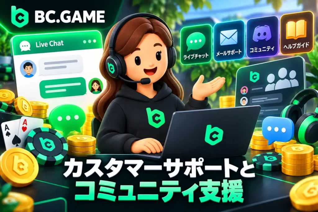 BC.Gameのカスタマーサポートとコミュニティ
