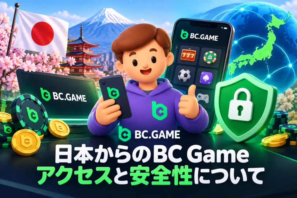 BC.Gameの日本からのアクセスと制限地域の確認