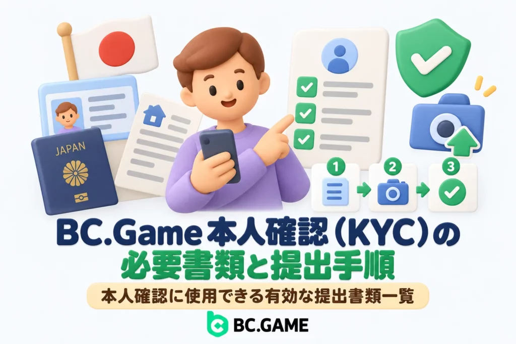 BC.Game本人確認に必要なKYC書類