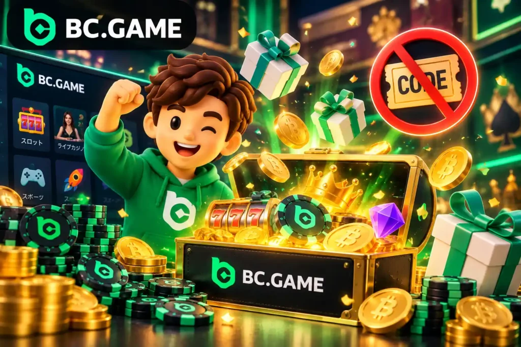 BC.Gameのウェルカム特典とRewards